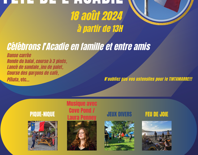 18 Août - Fête de l'Acadie